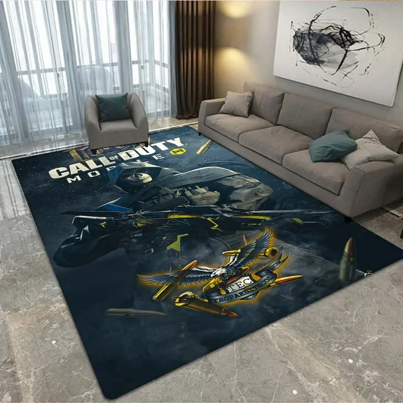 Call of Duty game COD player area carpet living room bedroom sofa door mat decorative carpet children's game non-slip floor mat