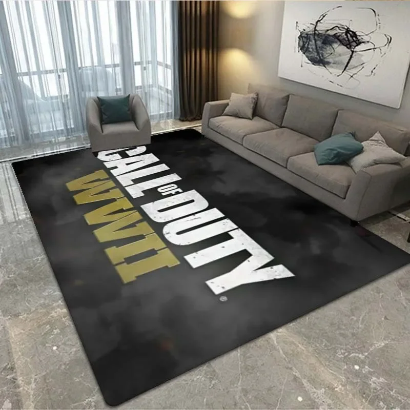 Call of Duty game COD player area carpet living room bedroom sofa door mat decorative carpet children's game non-slip floor mat