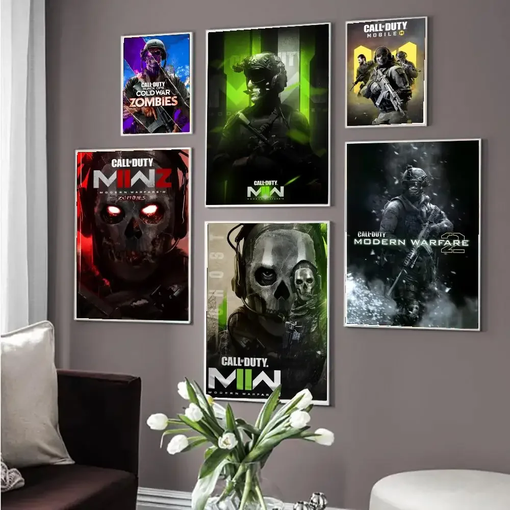 Popular gaming wall art fps gamer album character cover cod hd canvas poster prints living room bedroom home d&eacute;cor
