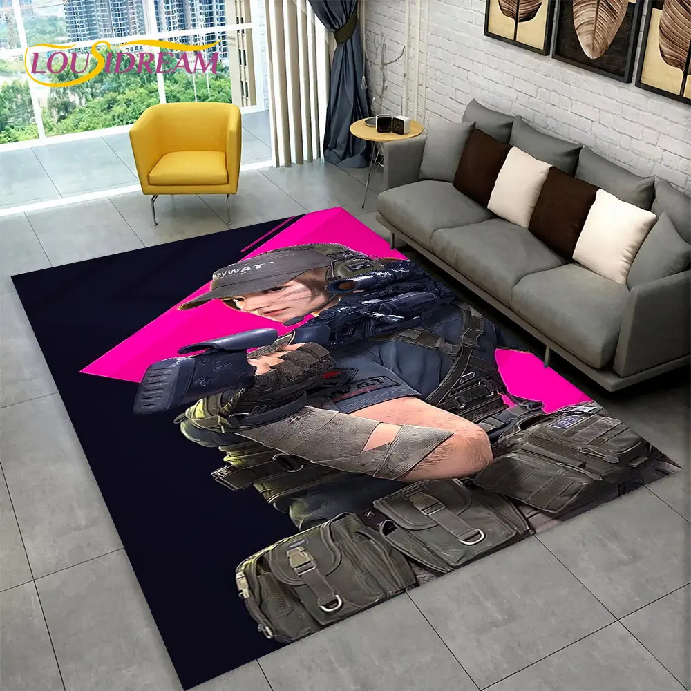 3D COD Game, Call of Duty ,Gamer Area Rug,Carpet Rug for Living Room Bedroom Sofa Doormat Decoration,Kid Play Non-slip Floor Mat