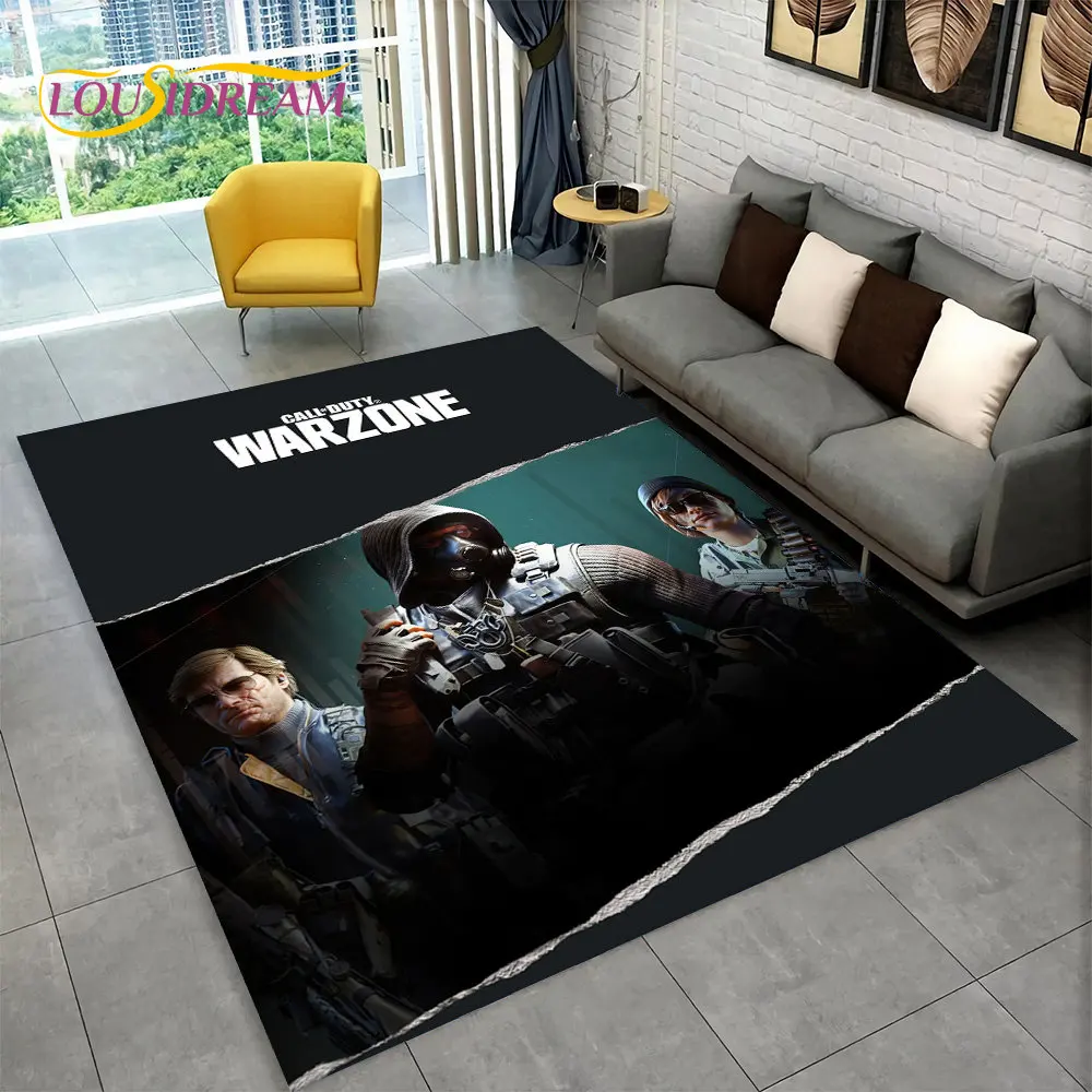 3D COD Game, Call of Duty ,Gamer Area Rug,Carpet Rug for Living Room Bedroom Sofa Doormat Decoration,Kid Play Non-slip Floor Mat