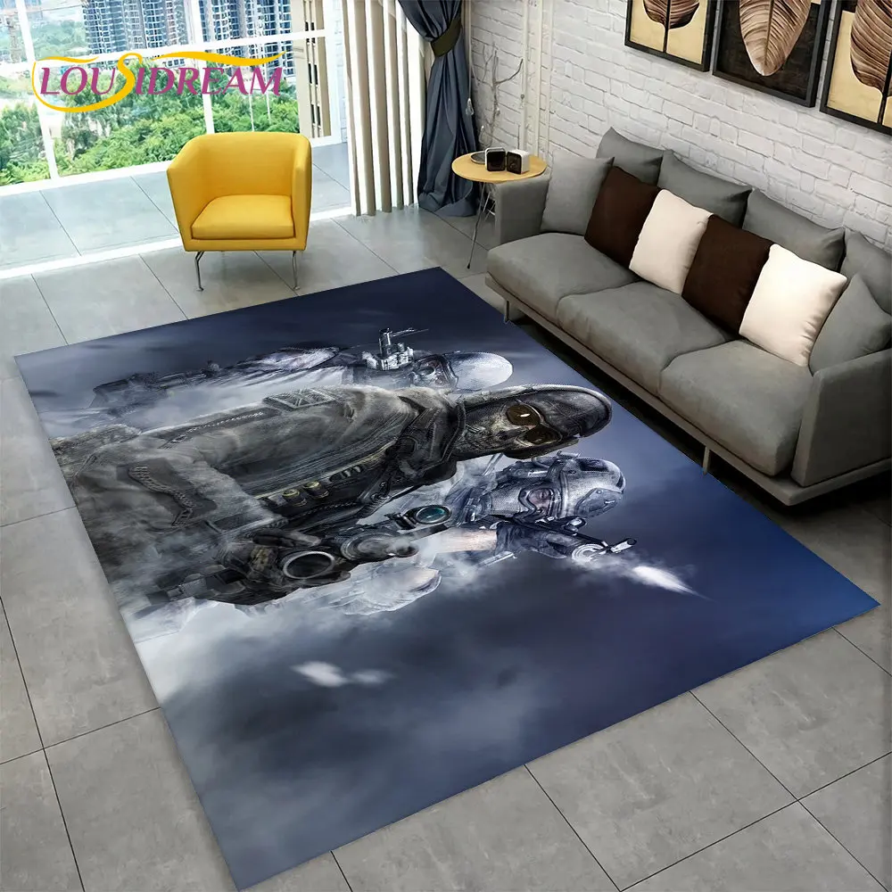 3D COD Game, Call of Duty ,Gamer Area Rug,Carpet Rug for Living Room Bedroom Sofa Doormat Decoration,Kid Play Non-slip Floor Mat