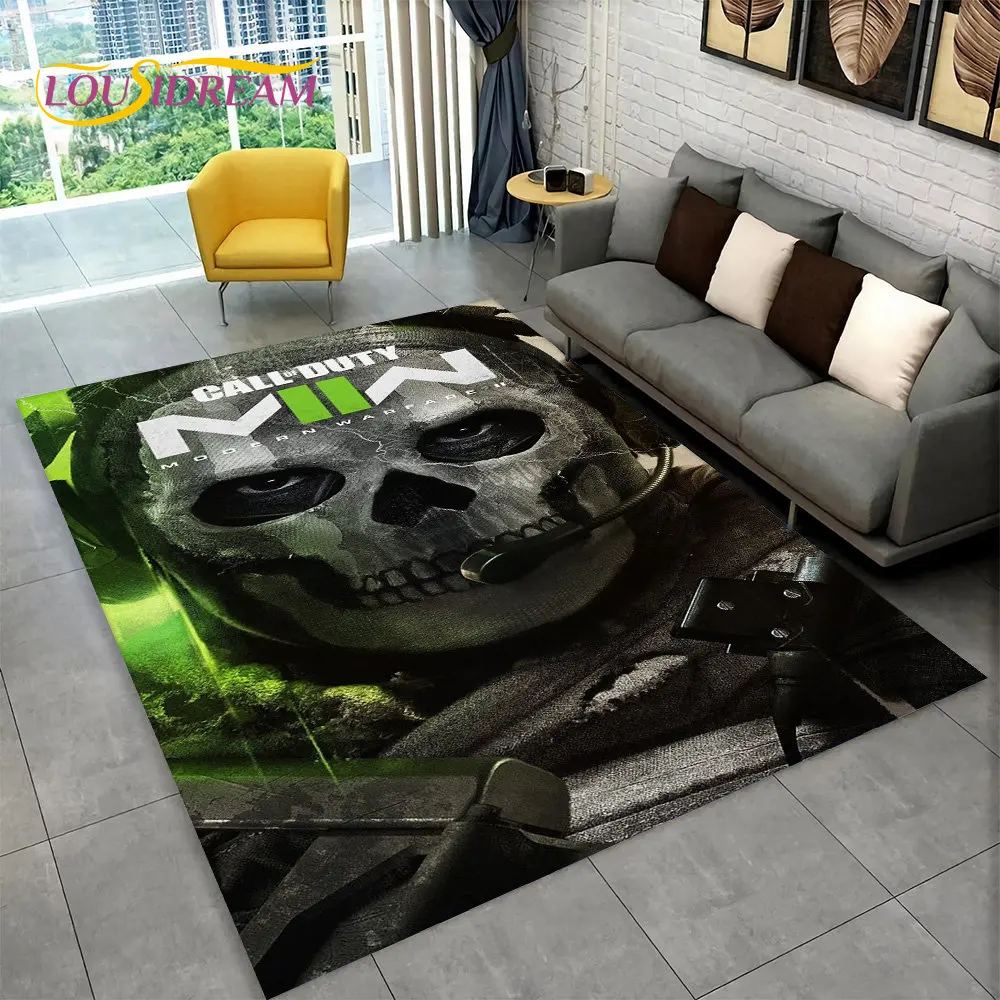 3D COD Game, Call of Duty ,Gamer Area Rug,Carpet Rug for Living Room Bedroom Sofa Doormat Decoration,Kid Play Non-slip Floor Mat