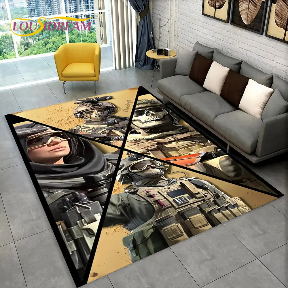 3D COD Game, Call of Duty ,Gamer Area Rug,Carpet Rug for Living Room Bedroom Sofa Doormat Decoration,Kid Play Non-slip Floor Mat