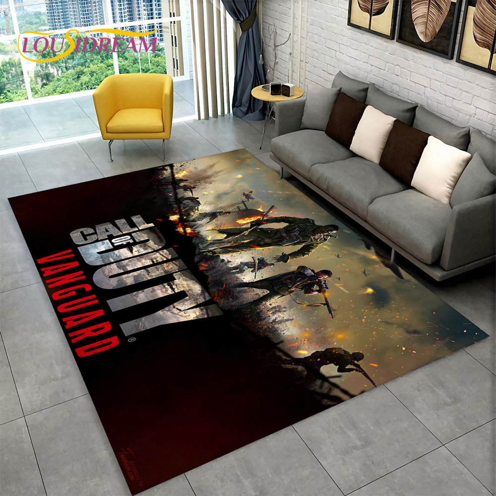 3D COD, Call of Duty Game,Gamer Area Rug,Carpet Rug for Living Room Bedroom Sofa Doormat Decoration,Kid Play Non-slip Floor Mat
