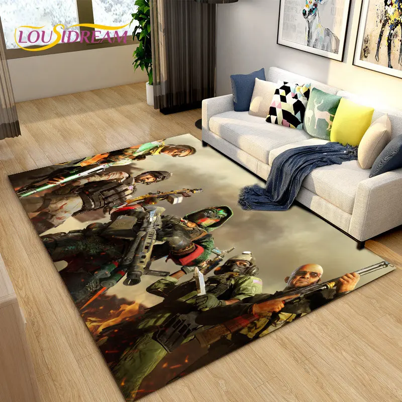 COD, Call of Duty Game ,Gamer Area Rug,Carpets Rug for Living Room Bedroom Sofa Doormat Decoration,Kids Play Non-slip Floor Mat