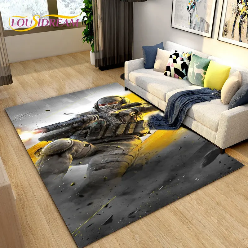 COD, Call of Duty Game ,Gamer Area Rug,Carpets Rug for Living Room Bedroom Sofa Doormat Decoration,Kids Play Non-slip Floor Mat