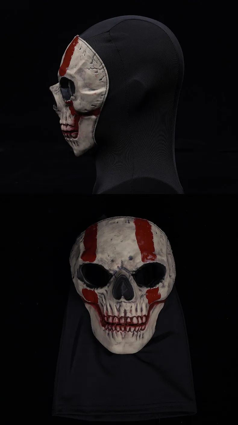 Ghost Balaclava Skeleton Ski Mask Ghost Cod Halloween Cosplay Costume Ghost Balaclava Windproof Airsoft Face Skull Mask