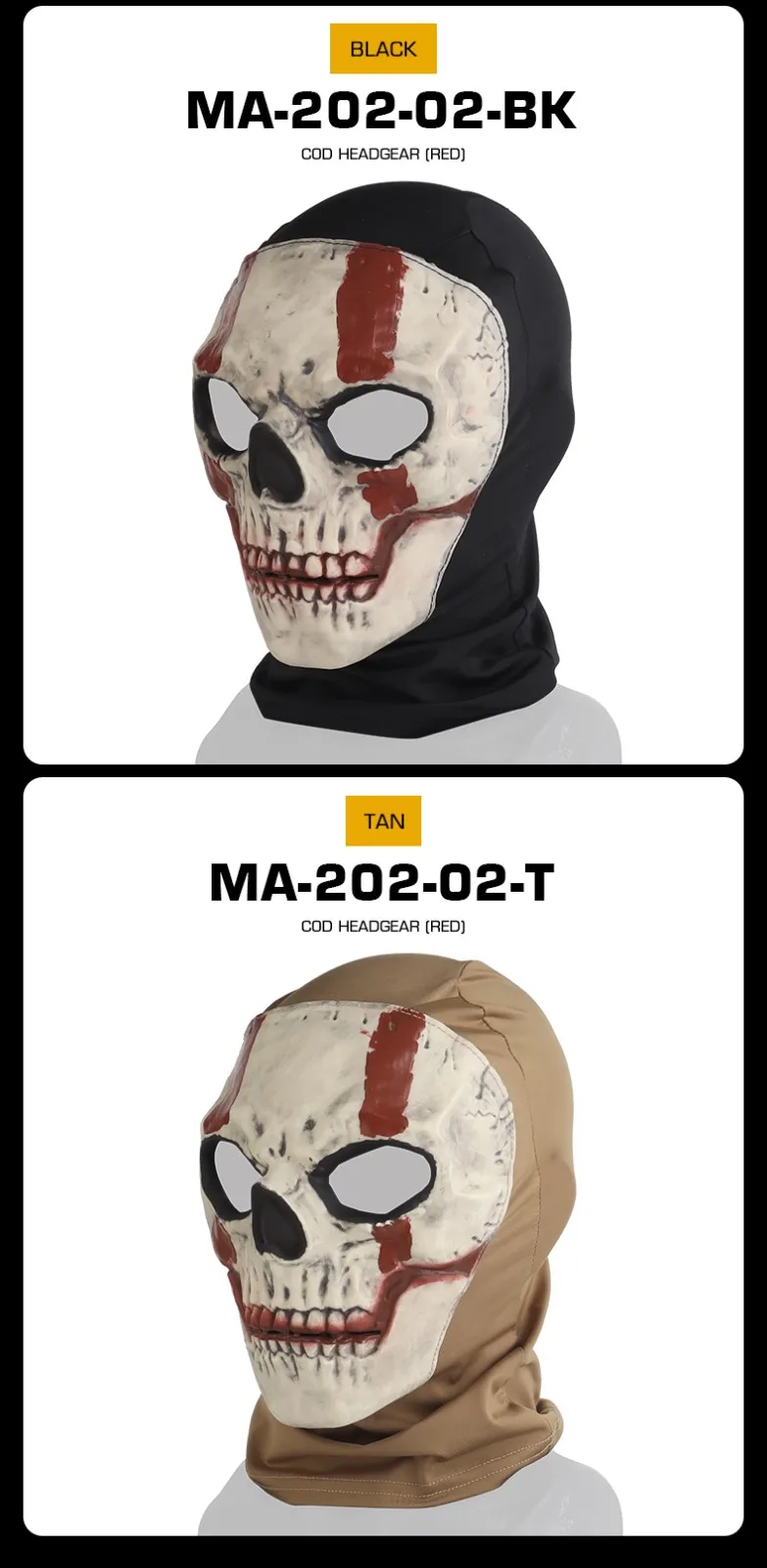 Ghost Balaclava Skeleton Ski Mask Ghost Cod Halloween Cosplay Costume Ghost Balaclava Windproof Airsoft Face Skull Mask