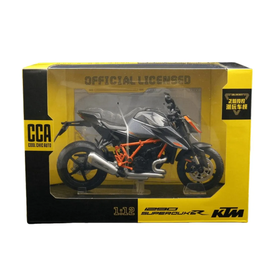 1/12 KTM 1290 Super Duke R 2022 Toy Motorcycle CCA Diecast Model 1:12 Sport Racing Miniature Collection Gift For Kid Children 1/12 KTM 1290 Super Duke R 2022 Toy Motorcycle CCA Diecast Model 1:12 Sport Racing Miniature Collection Gift For Kid Children