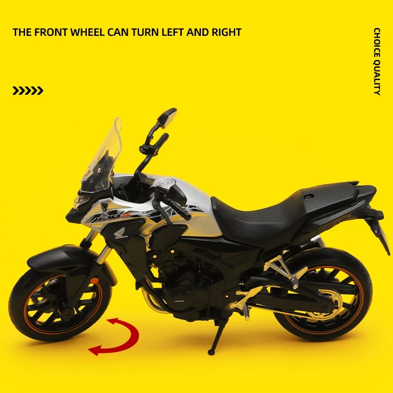 1/12 Honda CB400X Adventure ADV Toy Motorcycle CCA MSZ Diecast Metal Model 1:12 Racing Miniature Collection Gift For Boy Kid