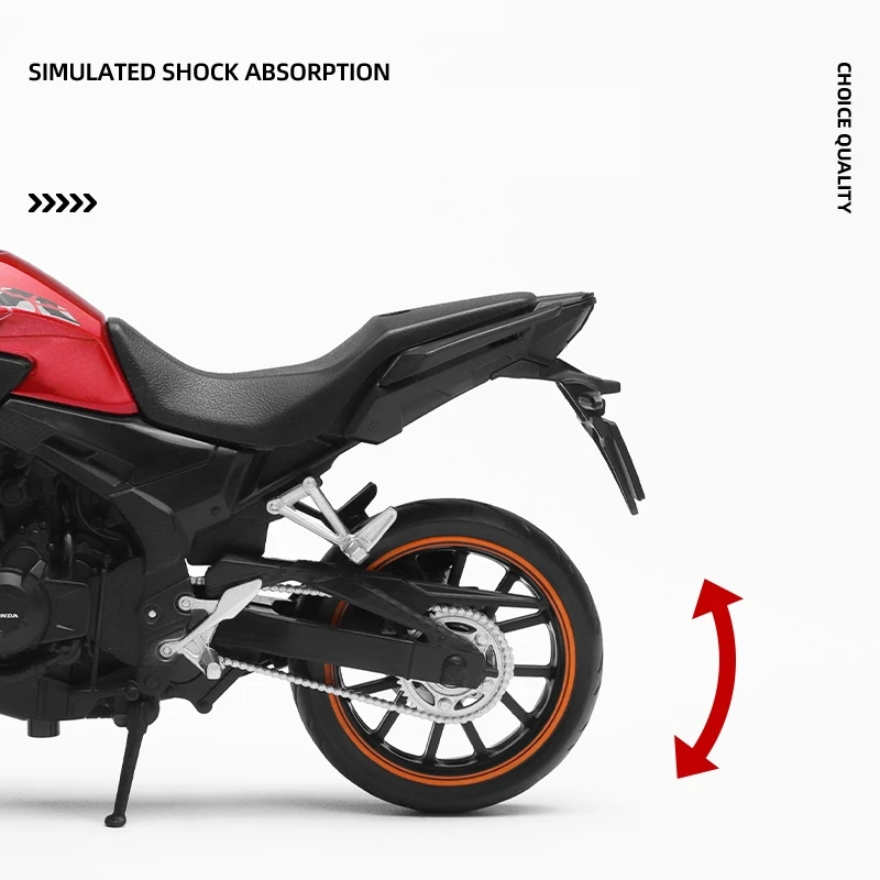 1/12 Honda CB400X Adventure ADV Toy Motorcycle CCA MSZ Diecast Metal Model 1:12 Racing Miniature Collection Gift For Boy Kid
