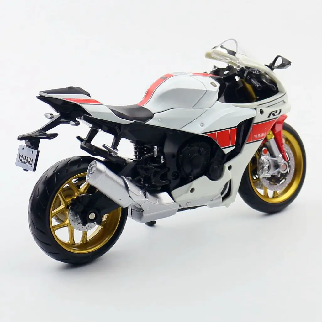 1/12 YAMAHA YZF-R1M Toy Motorcycle RMZ City Diecast Metal Model 1:12 Racing Super Sport Miniature Collection Gift For Boy Kid 1/12 YAMAHA YZF-R1M Toy Motorcycle RMZ City Diecast Metal Model 1:12 Racing Super Sport Miniature Collection Gift For Boy Kid