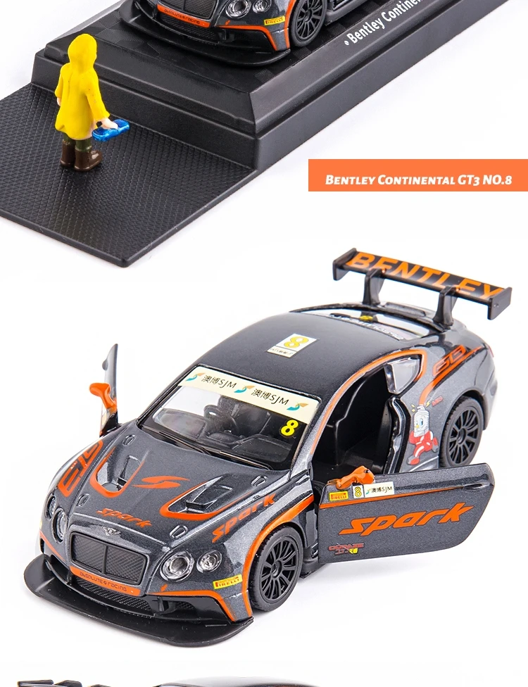 1/43 Nissan GTR Audi BMW McLaren Lamborghini Racing Car Toy For Children DTM Diecast Miniature Model Collection Gift For Boy Kid