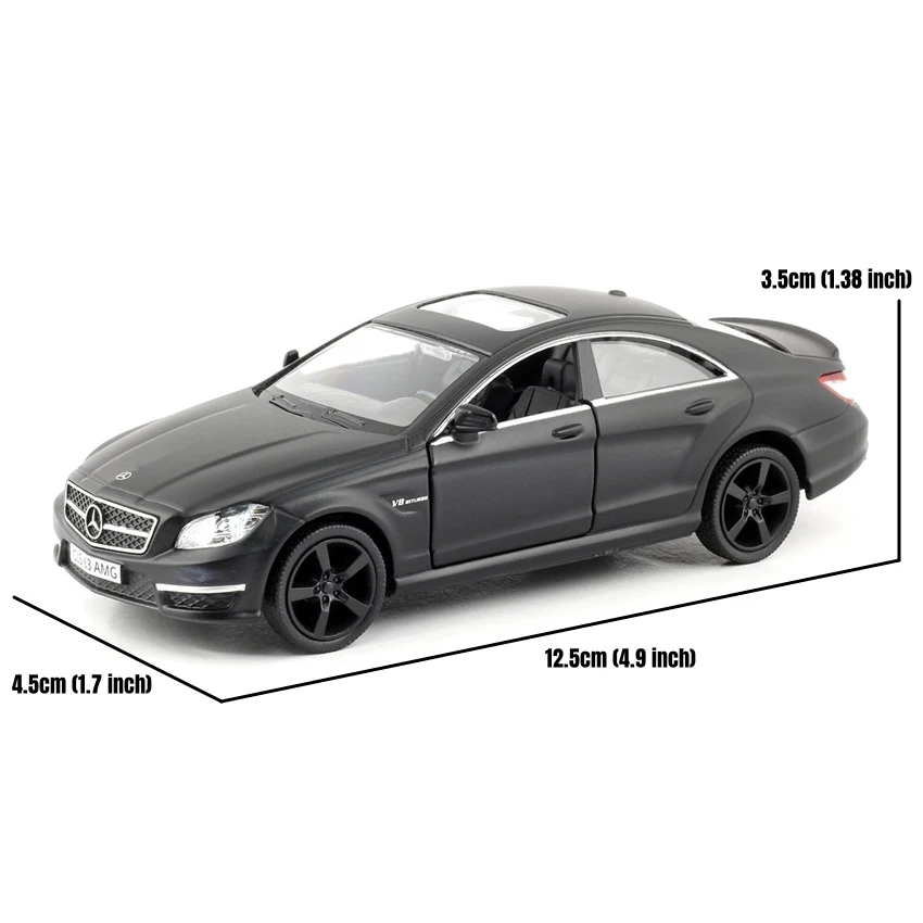 1/36 Mercedes-Benz C-Class CLS 63 AMG Toy Car Model For Children RMZ CiTY 5'' Diecast Vehicle Miniature Collection Gift Boys Kid