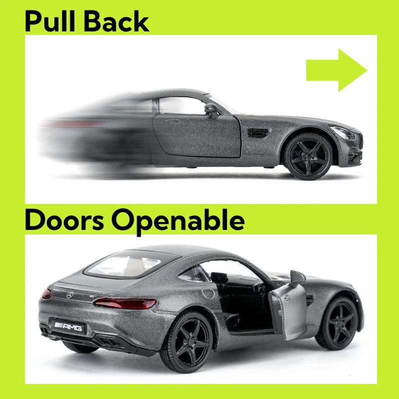 1/36 Mercedes-Benz C-Class CLS 63 AMG Toy Car Model For Children RMZ CiTY 5'' Diecast Vehicle Miniature Collection Gift Boys Kid