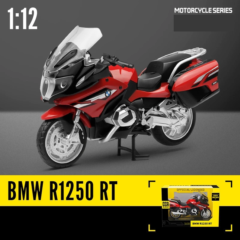CCA MSZ 1/12 Motorcycle Toy Model Miniature Diecast SUZUKI YAMAHA KAWASAKI BMW HONDA Motorbike Collection Gift For Boy Children