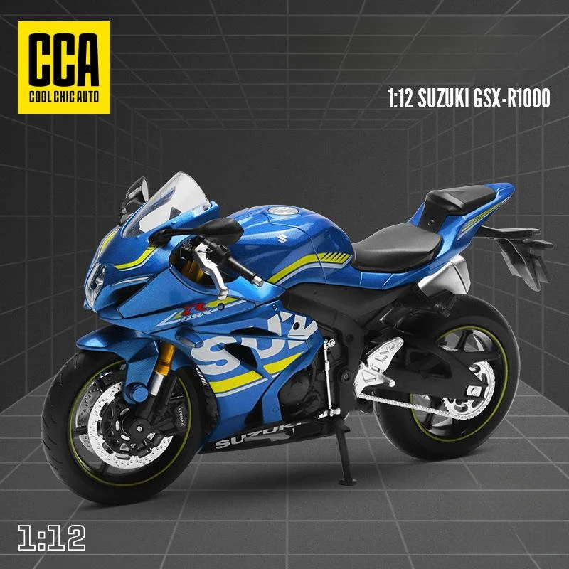 CCA MSZ 1/12 Motorcycle Toy Model Miniature Diecast SUZUKI YAMAHA KAWASAKI BMW HONDA Motorbike Collection Gift For Boy Children