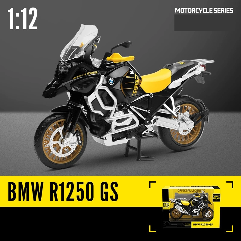 CCA MSZ 1/12 Motorcycle Toy Model Miniature Diecast SUZUKI YAMAHA KAWASAKI BMW HONDA Motorbike Collection Gift For Boy Children
