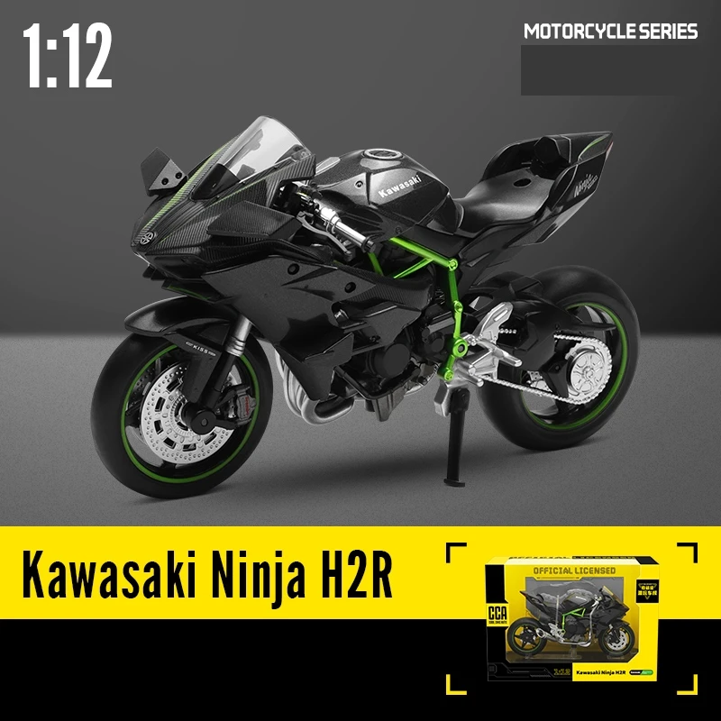 CCA MSZ 1/12 Motorcycle Toy Model Miniature Diecast SUZUKI YAMAHA KAWASAKI BMW HONDA Motorbike Collection Gift For Boy Children