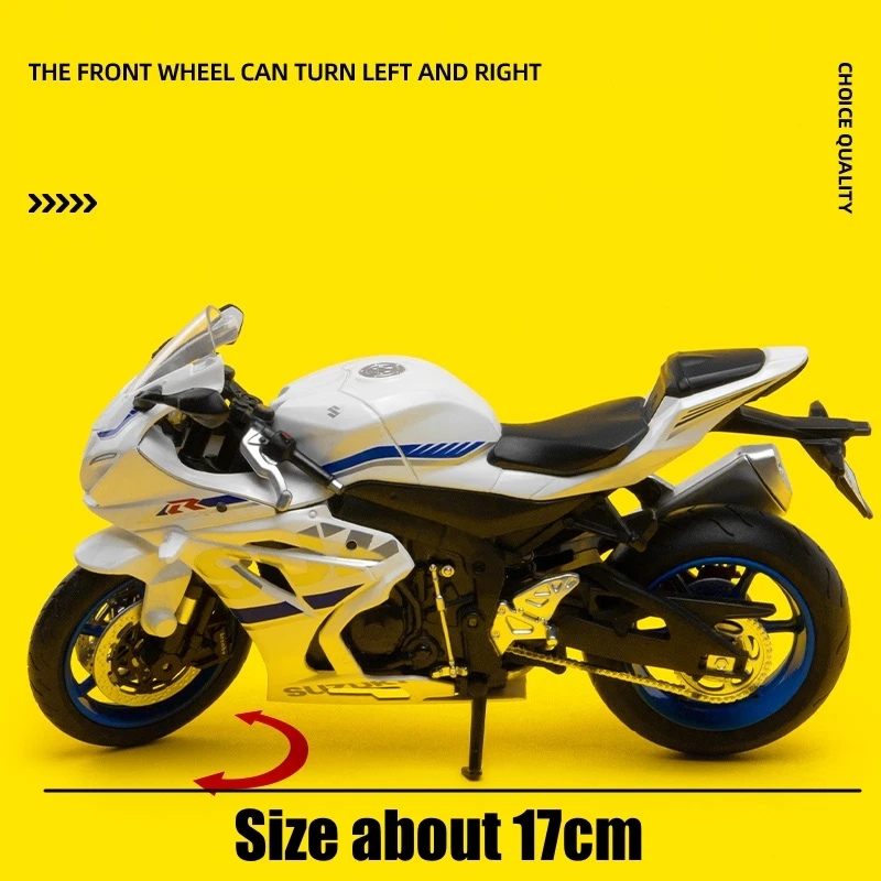 CCA MSZ 1/12 Motorcycle Toy Model Miniature Diecast SUZUKI YAMAHA KAWASAKI BMW HONDA Motorbike Collection Gift For Boy Children