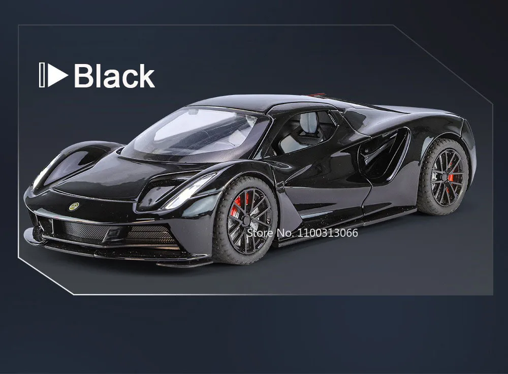 1/24 Lotus Evija Alloy Model Cars Toys Simulation Doors Opened Sports Car with Light and Sound Vehicle for Children Boys Gifts 1/24 Lotus Evija Alloy Model Cars Toys Simulation Doors Opened Sports Car with Light and Sound Vehicle for Children Boys Gifts