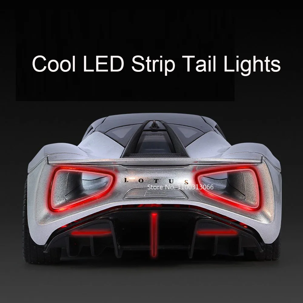 1/24 Lotus Evija Alloy Model Cars Toys Simulation Doors Opened Sports Car with Light and Sound Vehicle for Children Boys Gifts 1/24 Lotus Evija Alloy Model Cars Toys Simulation Doors Opened Sports Car with Light and Sound Vehicle for Children Boys Gifts