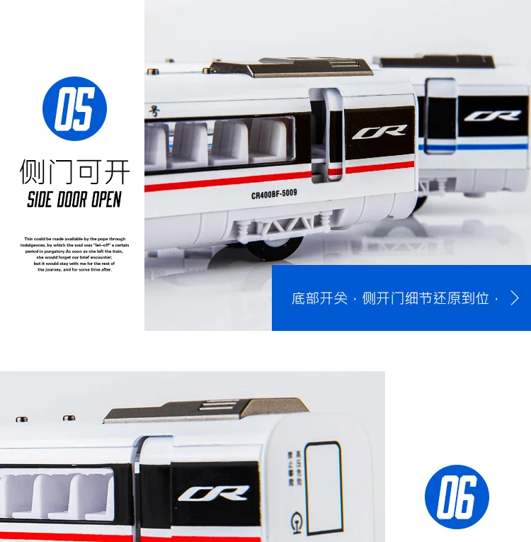 Alloy Fuxing High-Speed Train Model Unlimited Connection Of High-Speed Train Harmony Track The Light Sound Pull Back Kids Toys Alloy Fuxing High-Speed Train Model Unlimited Connection Of High-Speed Train Harmony Track The Light Sound Pull Back Kids Toys
