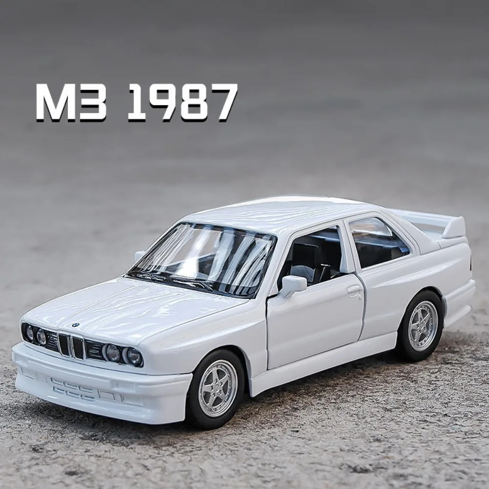 1:36 Audi Quattro 1980 Porsche 911 Turbo BMW M3 Alloy Metal Toy Car Diecasts Super Sport Vehicles Model for Child Birthday Gifts