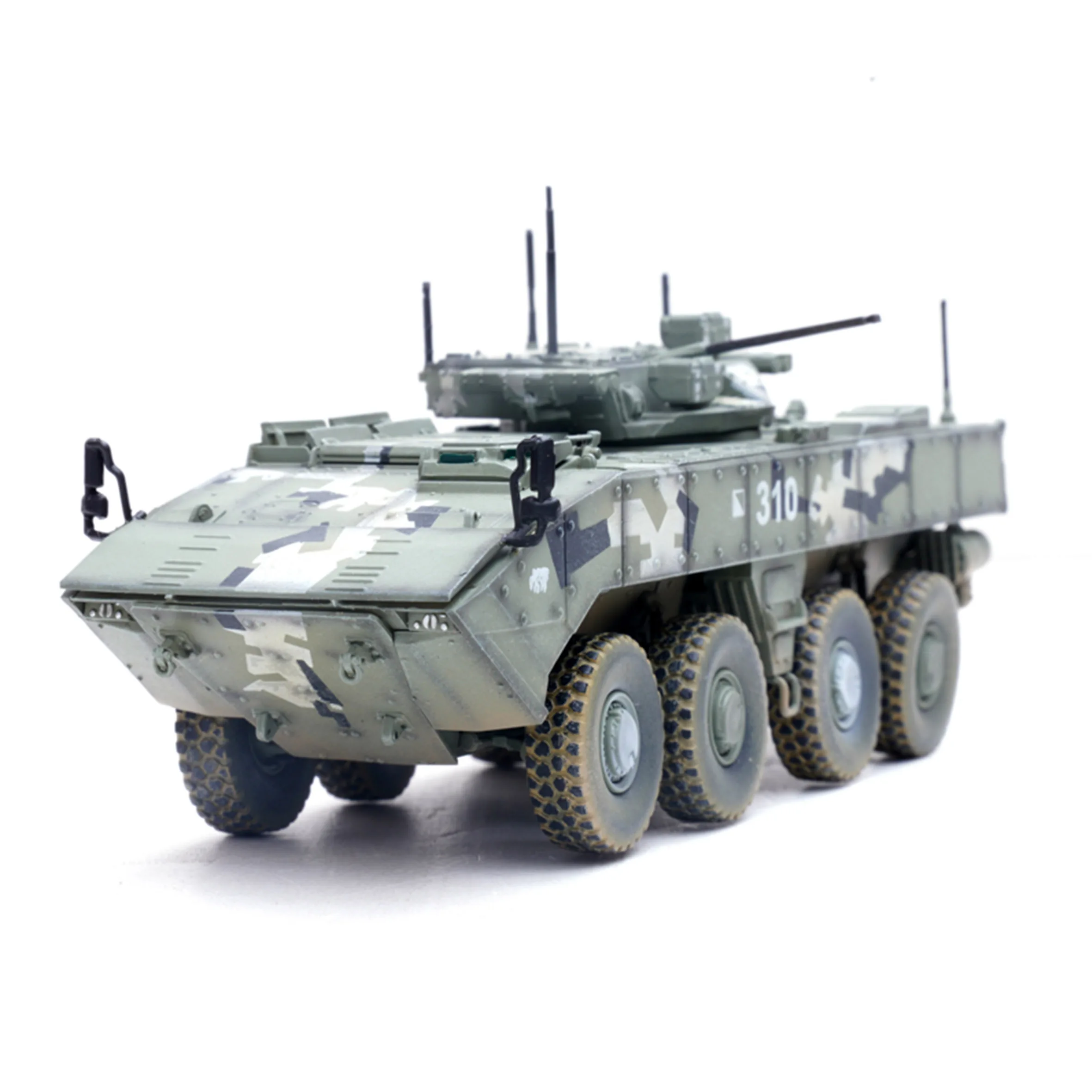 1: 72 P12221PD Russian boomerang IFV armored vehicle model green digital coating (wheels rotatable) Finished product collection