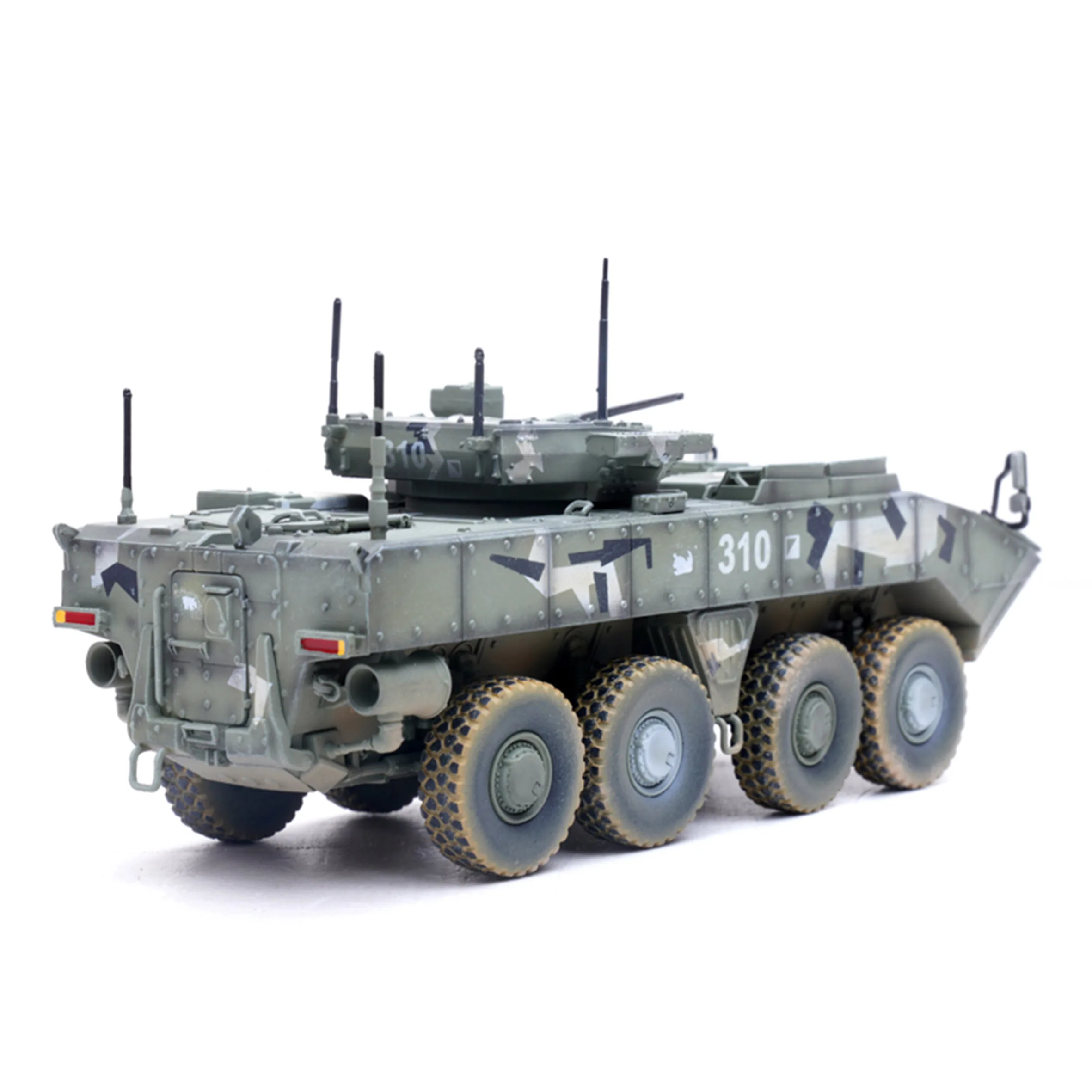 1: 72 P12221PD Russian boomerang IFV armored vehicle model green digital coating (wheels rotatable) Finished product collection