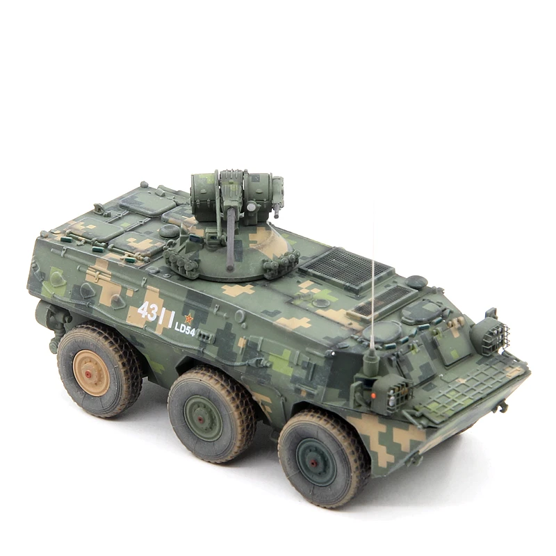 1/72 UG083X China ZSL-92 wheeled armored vehicle model jungle camouflage  Finished product collection model