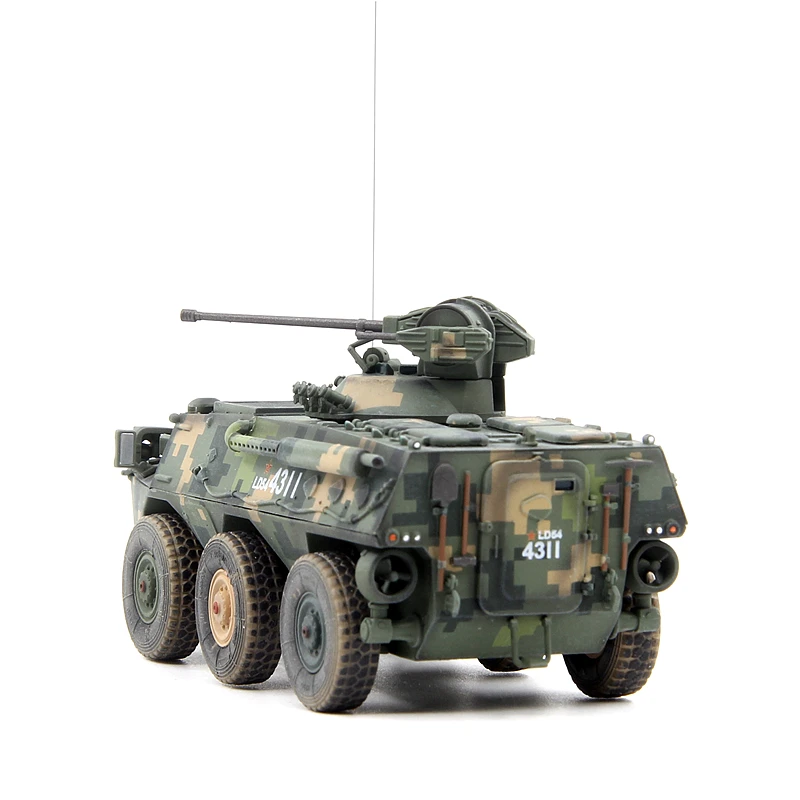 1/72 UG083X China ZSL-92 wheeled armored vehicle model jungle camouflage  Finished product collection model