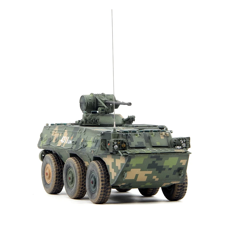 1/72 UG083X China ZSL-92 wheeled armored vehicle model jungle camouflage  Finished product collection model