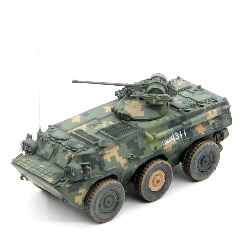 1/72 UG083X China ZSL-92 wheeled armored vehicle model jungle camouflage  Finished product collection model