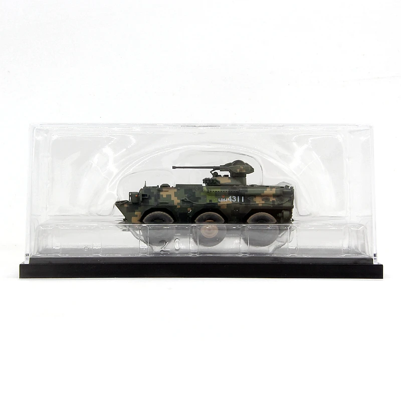 1/72 UG083X China ZSL-92 wheeled armored vehicle model jungle camouflage  Finished product collection model