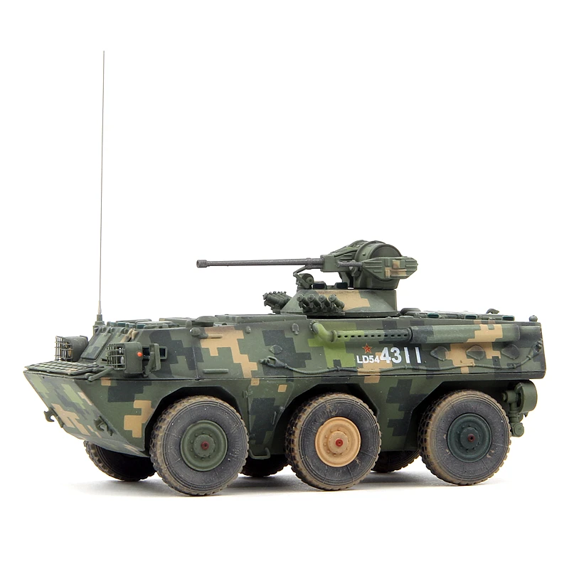 1/72 UG083X China ZSL-92 wheeled armored vehicle model jungle camouflage  Finished product collection model