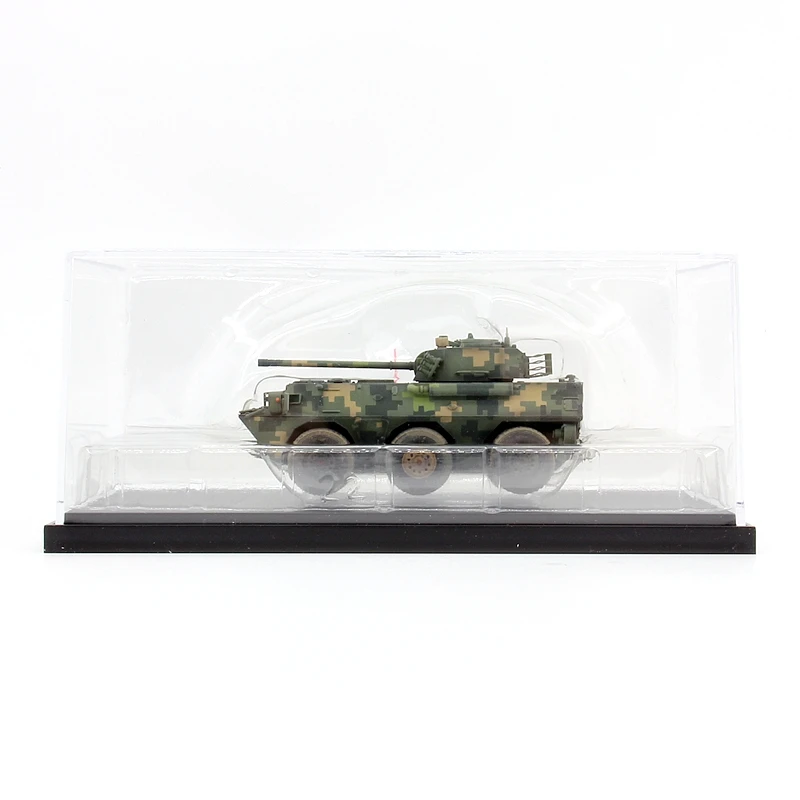 1: 72 UNS China PLL05 wheeled assault vehicle model 120MM jungle digital camouflage Finished product collection model