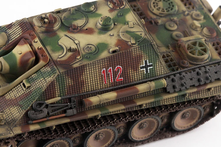 1/72 DG63213 German Tank Fighter Vehicle (Later) 654 Battalion 1944  Finished product collection model