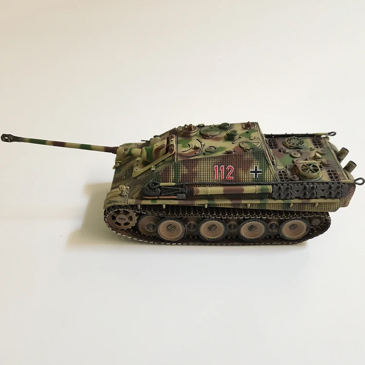 1/72 DG63213 German Tank Fighter Vehicle (Later) 654 Battalion 1944  Finished product collection model