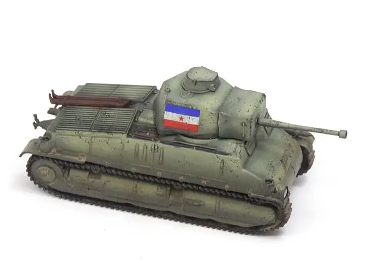 1: 72 RP1034 S35 Yugoslav Tank Model  PVC finished product collection model