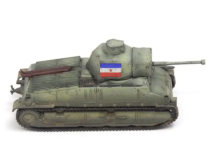 1: 72 RP1034 S35 Yugoslav Tank Model  PVC finished product collection model
