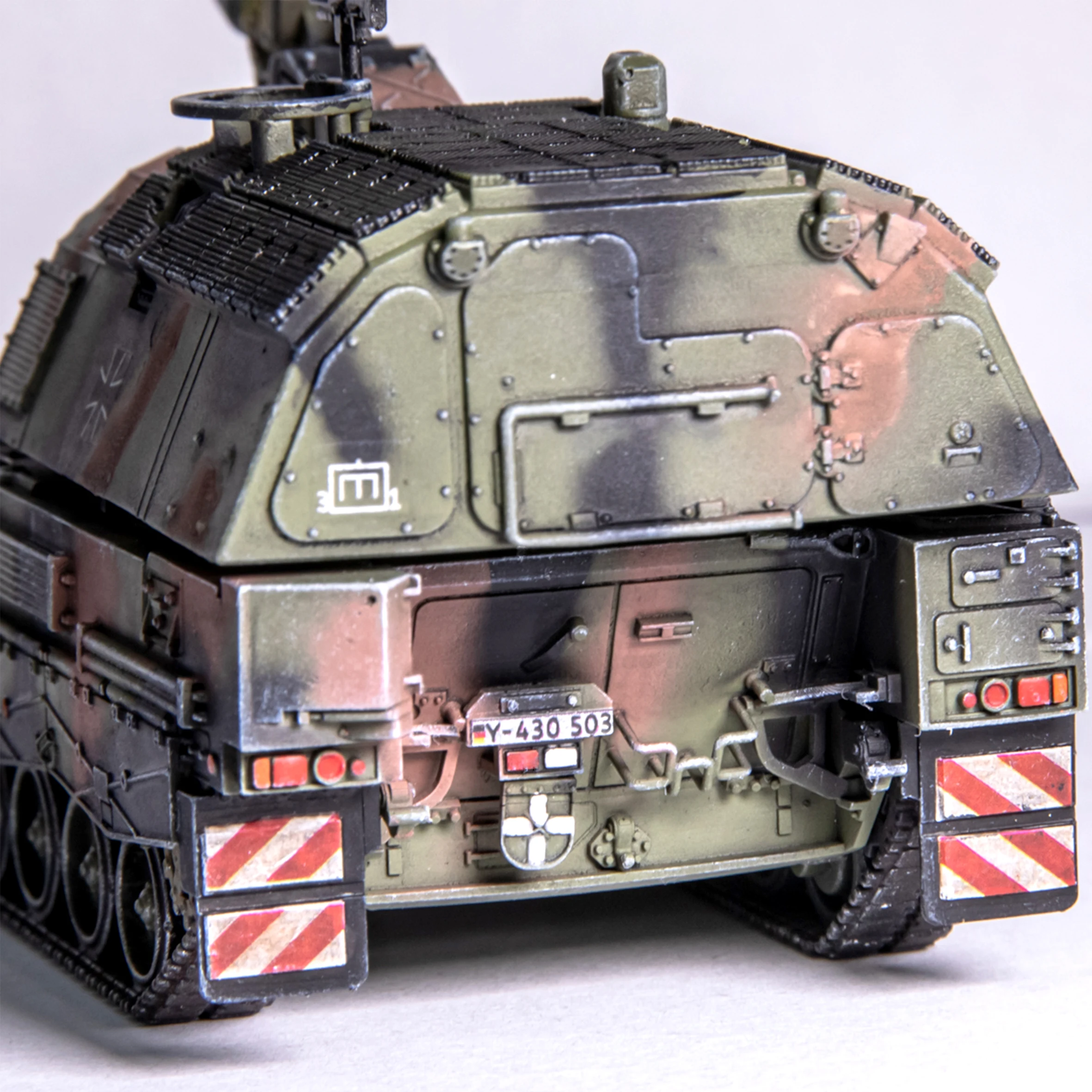 1/72 AM German PZH2000 self-propelled gun model NATO camouflage finished product model