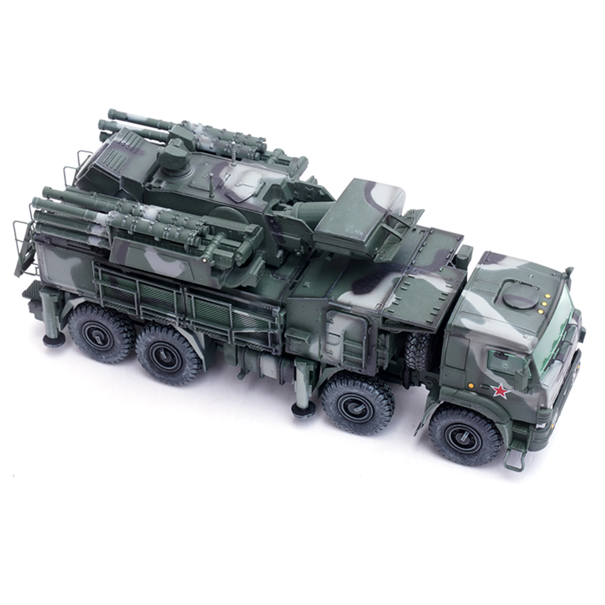 1/72 P12216PA Russian SI 96K6 anti-aircraft missile launch vehicle model three color coating Finished product collection model 1/72 P12216PA Russian SI 96K6 anti-aircraft missile launch vehicle model three color coating Finished product collection model