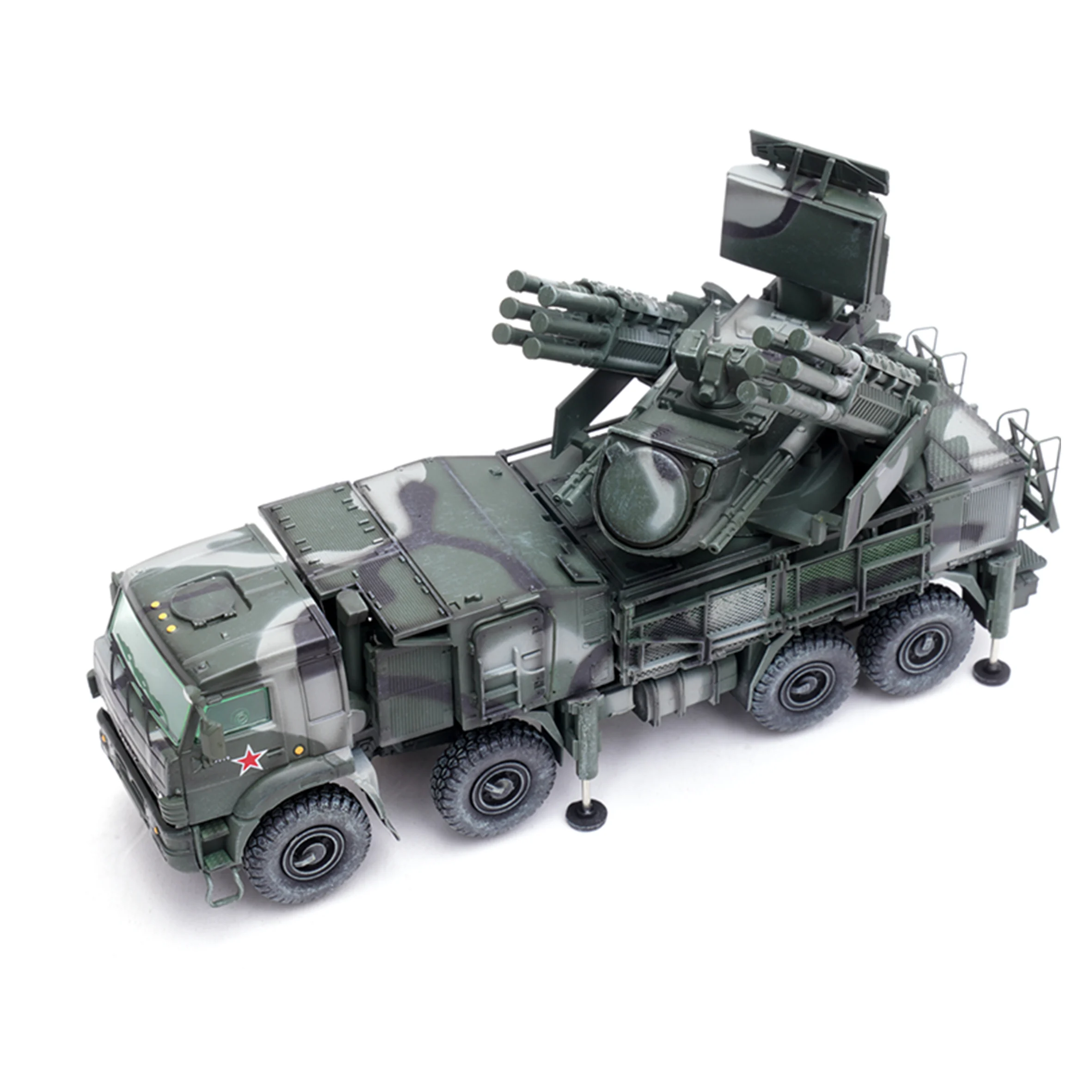 1/72 P12216PA Russian SI 96K6 anti-aircraft missile launch vehicle model three color coating Finished product collection model 1/72 P12216PA Russian SI 96K6 anti-aircraft missile launch vehicle model three color coating Finished product collection model