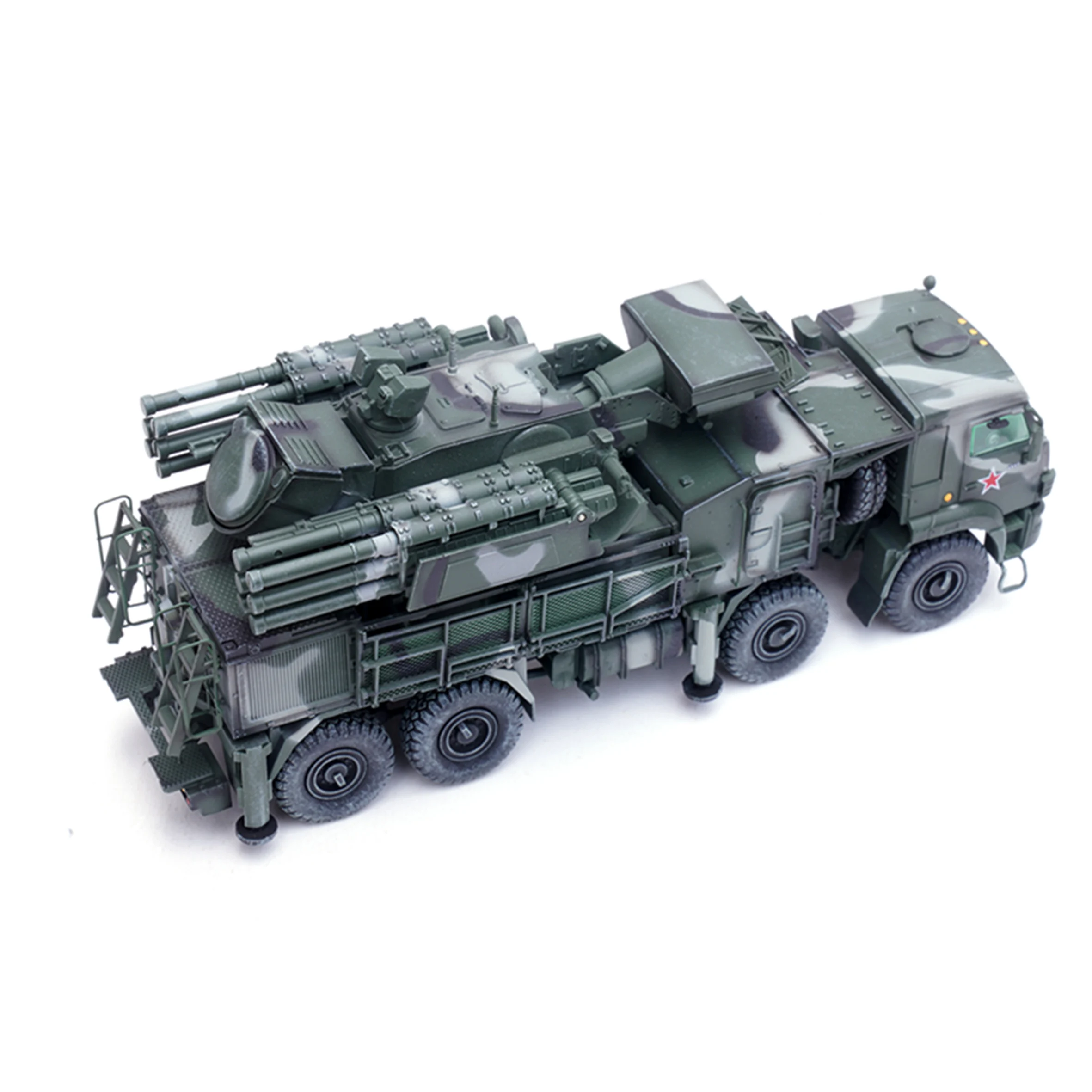 1/72 P12216PA Russian SI 96K6 anti-aircraft missile launch vehicle model three color coating Finished product collection model 1/72 P12216PA Russian SI 96K6 anti-aircraft missile launch vehicle model three color coating Finished product collection model