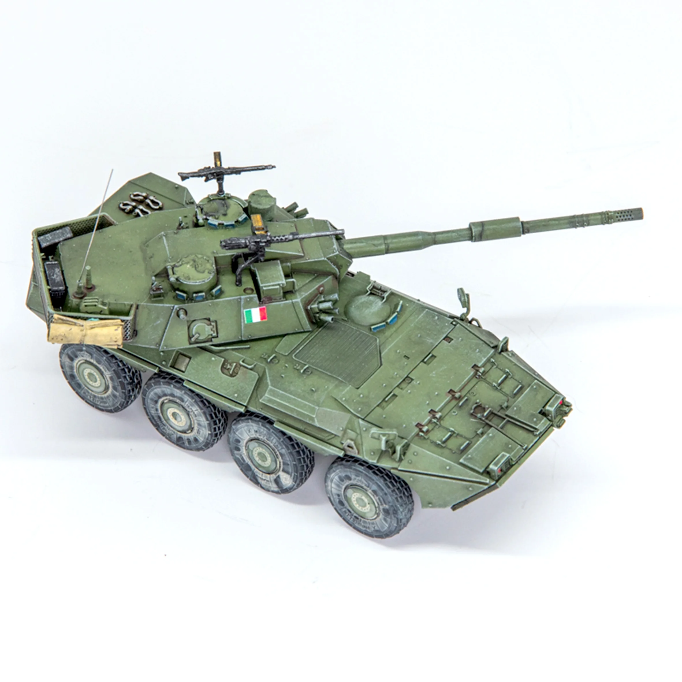 1: 72 AM Italy Centaur wheeled tank model 120MM/L45 gun Finished product collection model 1: 72 AM Italy Centaur wheeled tank model 120MM/L45 gun Finished product collection model