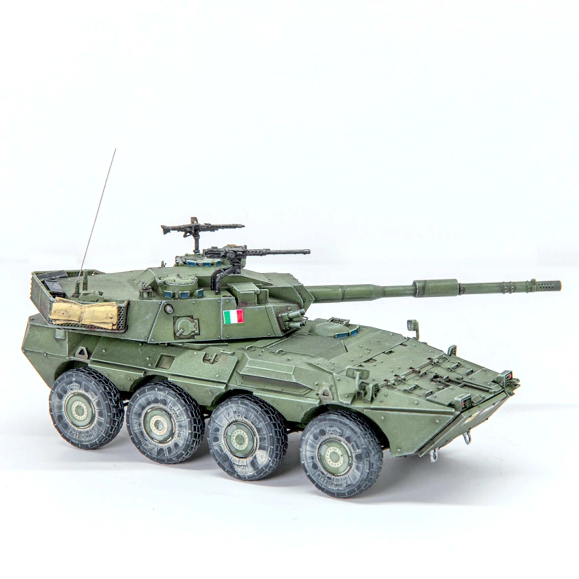 1: 72 AM Italy Centaur wheeled tank model 120MM/L45 gun Finished product collection model 1: 72 AM Italy Centaur wheeled tank model 120MM/L45 gun Finished product collection model