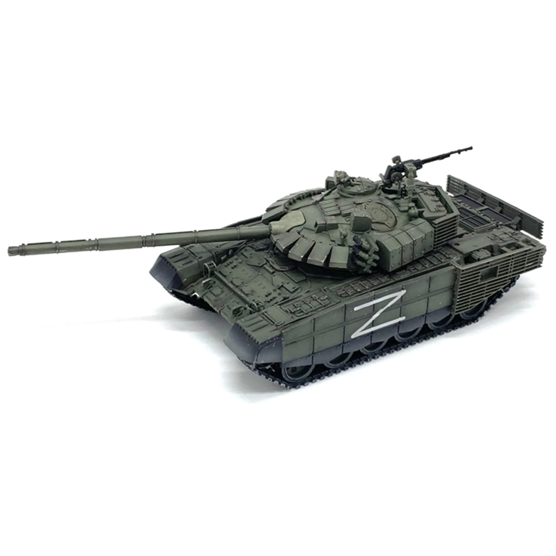 1: 72 AS Russian T72 T-72B3 main battle tank model (gun barrel painted with slogans) Finished product collection model 1: 72 AS Russian T72 T-72B3 main battle tank model (gun barrel painted with slogans) Finished product collection model