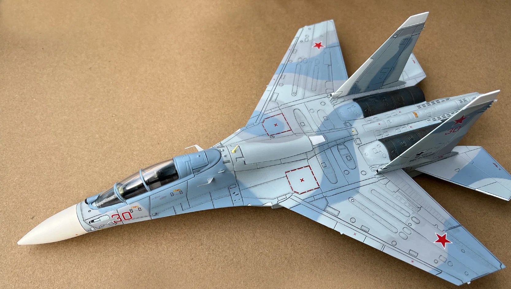 Fine 1/72 PZK Russian Su30 Su-30M2 Fighter Model Red 30# Alloy finished product collection model Fine 1/72 PZK Russian Su30 Su-30M2 Fighter Model Red 30# Alloy finished product collection model